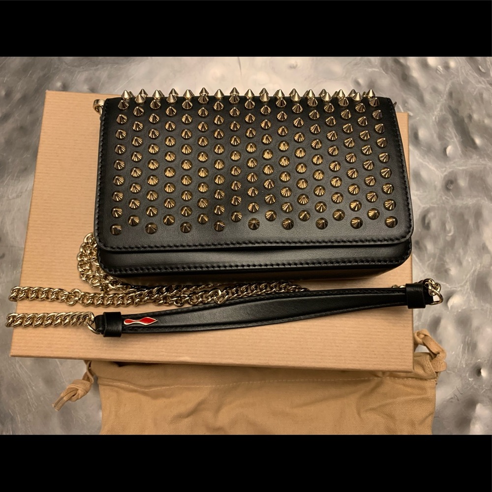 Christian Louboutin Zoompouch Calf Paris/Spike